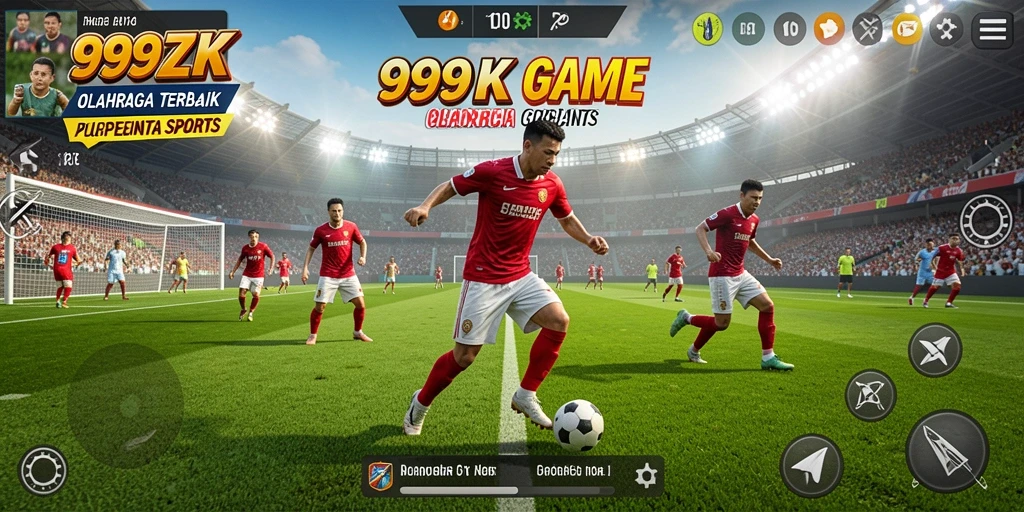 Tampilan gameplay seru dalam 999ZK dengan berbagai jenis olahraga.