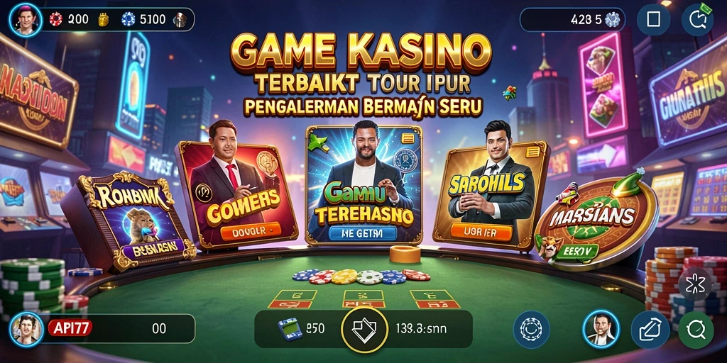 Tampilan gameplay menarik dari API77 dengan grafis memukau.