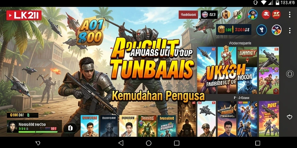 Screenshot utama LK21 menampilkan antarmuka yang bersih dan fungsi pengingat yang mudah diakses.