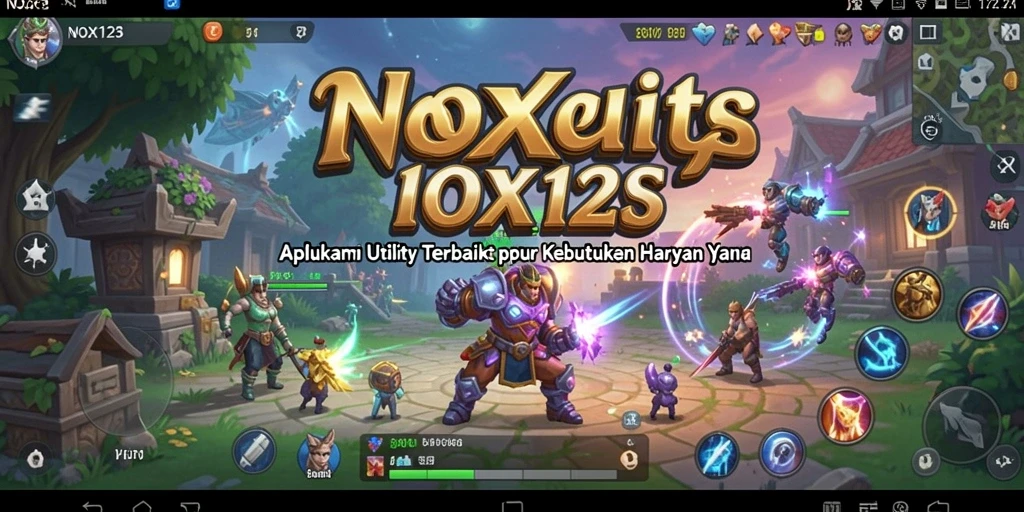 Screenshot NOX123 yang menunjukkan antarmuka pengguna yang intuitif.