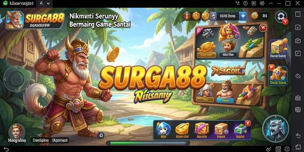 Screenshot gameplay SURGA88 dengan suasana yang ceria dan menghibur.