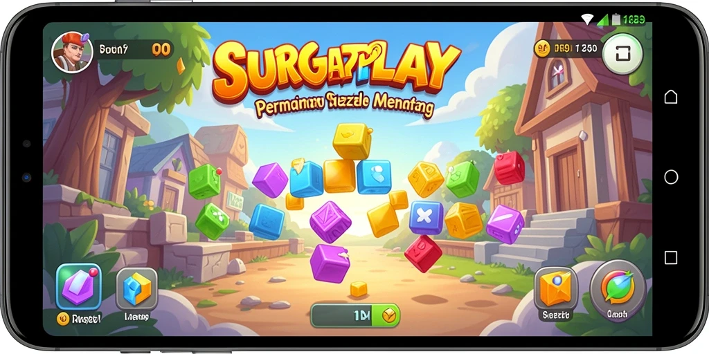 Tampilan gameplay menantang dan menarik dari SURGAPLAY.